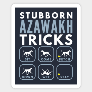 Stubborn Tuareg Sloughi Tricks - Dog Training Sticker